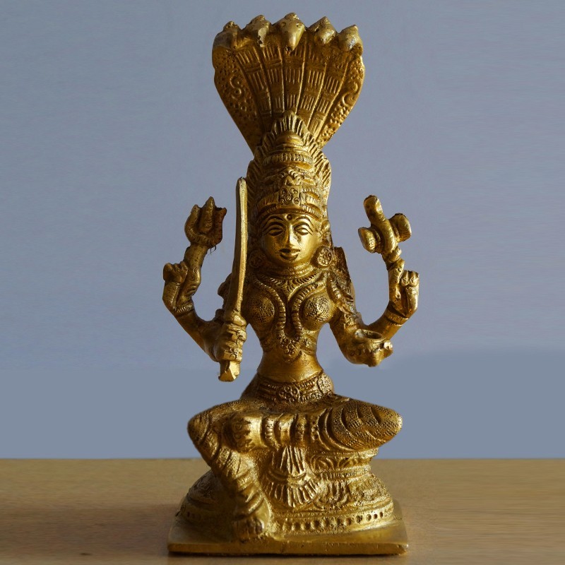 Karumariamman brass statue online for well being