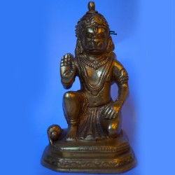 Blessing Lord Hanuman statue