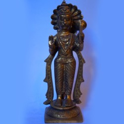 Lord hanuman standing brass idol