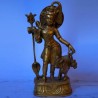 Lord Shiva standing brass statue