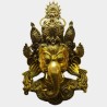 Thai Lord Ganesha brass wall hanging