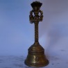 Brass puja bell with Garuda on top