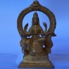 Hindu Goddess Saraswati brass statue