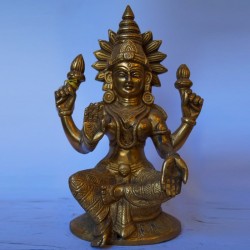 Lakshmi devi brass idol online