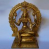 Beautiful Brass made Lakshmi idol with peeta prabhavali