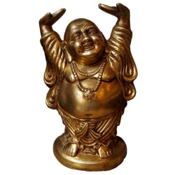 Happy Man Brass statue