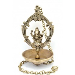 Ganesha Hanging Brass Deepa