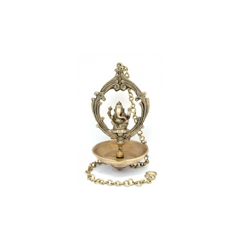 Ganesha Hanging Brass Deepa