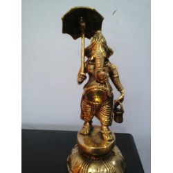 8 Inches Ganesha Holding Umbrella
