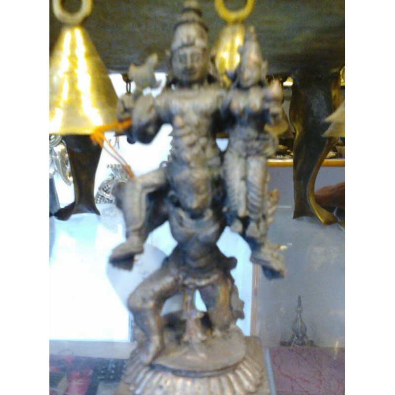 Rama Sita on Garuda Vahana Copper Statue