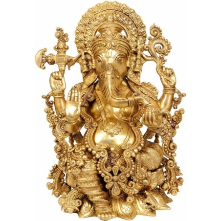 Anant Brass Ganesh Statue