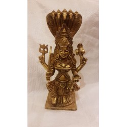 7 inches height Chowdeshwari Brass Statue