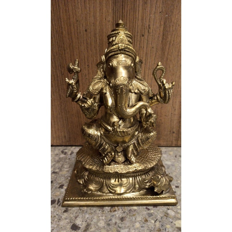 8 Inches Cow and Calf Set - Handmade Brass Statue - Decorative