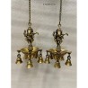 Ganesha Brass Hanging Deepa Model-1