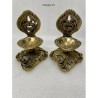 Beautiful Design Brass Deepa Pair