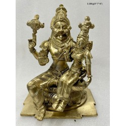Elegant finish Lakshmi Narasimha Bronze Statue
