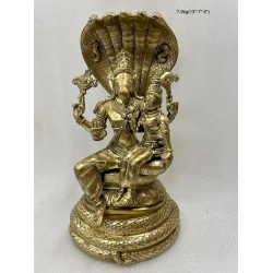 Hayagriva Lakshmi with Sheshanaga Bronze Statue