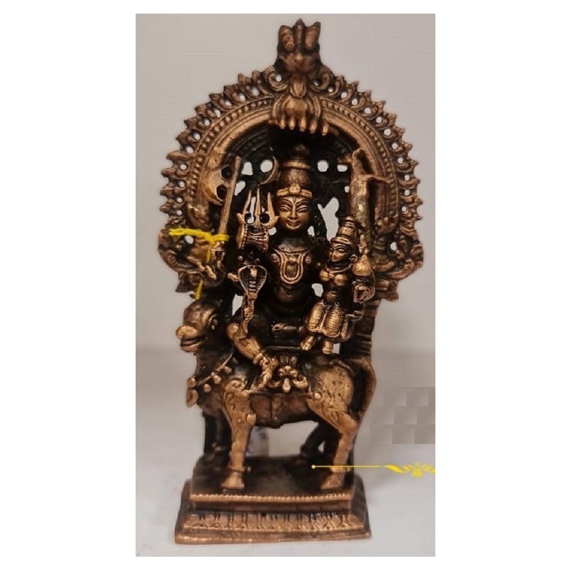 Sri Bhairava Copper Statue