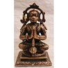 Copper Statue of Anjaneya sitting posture