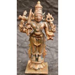 Annapurneshwari Copper Statue