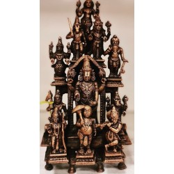 Dashavatara with Lord Venkateshwara Copper Statue
