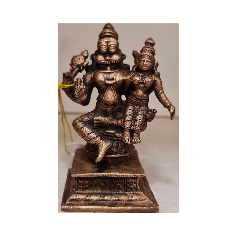 Laxmi Narasimha Copper Statue