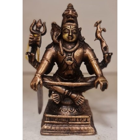 Lord Shiva Copper Statue