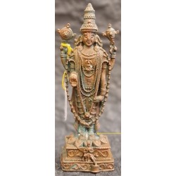 Lord Venkateshwara Copper Statue