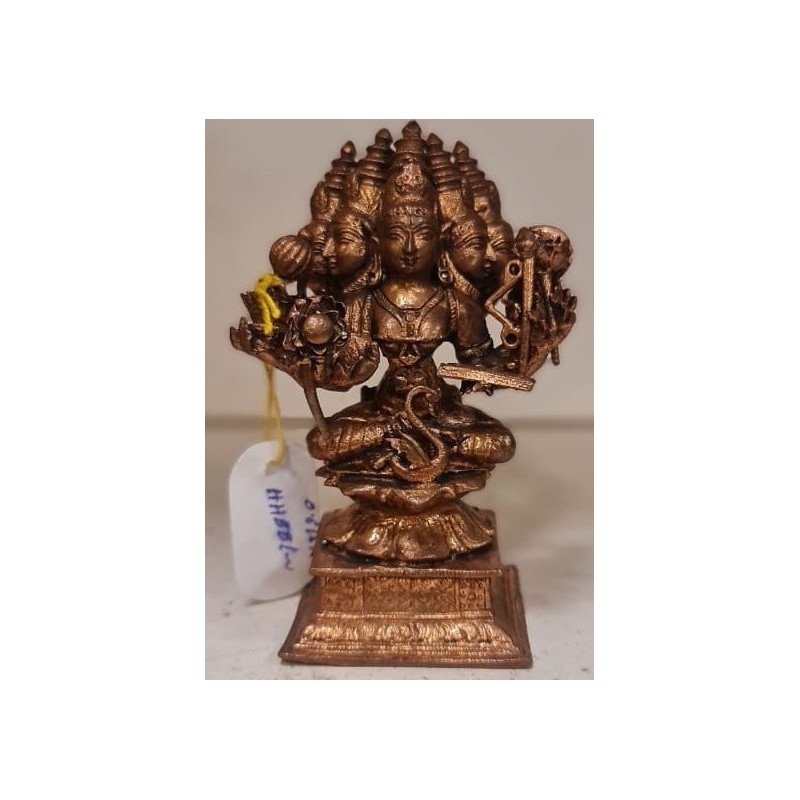 Panchamuki Gayatri Copper Statue