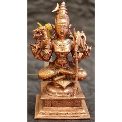 Sri Rajarajeshwari Copper Statue