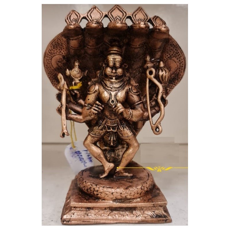 Natya Narasimha Copper Statue
