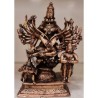 Narasimha with Garuda and Prahlada Copper Statue