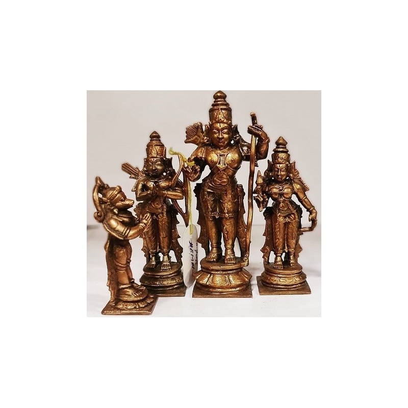 Sree Rama Darbar set Copper Statue