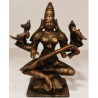 Vidya Devi Saraswati Copper Statue