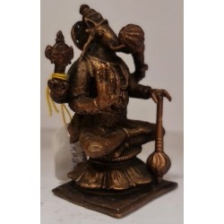 Bhu Varaha with Mace Copper Statue