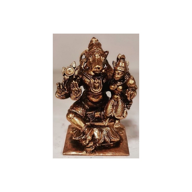 Lakshmi Varaha Copper Statue