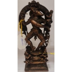 Natya Varaha wIth Bhudevi Hanuman Garuda and Prabhavali Copper Statue