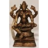 Varaha in yoga mudra Copper Statue