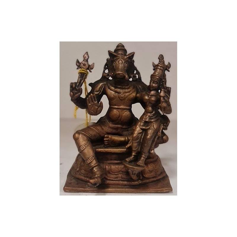 Varaha with Lakshmi Copper Statue
