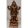 Varaha with Shanka Chakra and Mace Copper Statue