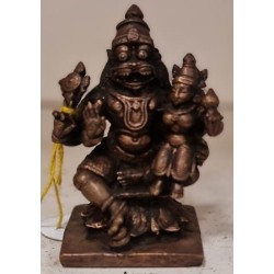 Sree Urga Lakshmi Narasimha Copper Statue
