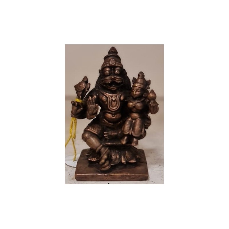 Sree Urga Lakshmi Narasimha Copper Statue
