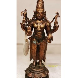 Lord Mruthunjaya Copper Statue