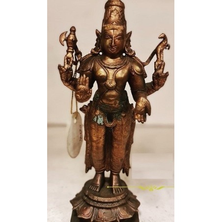 Lord Mruthunjaya Copper Statue