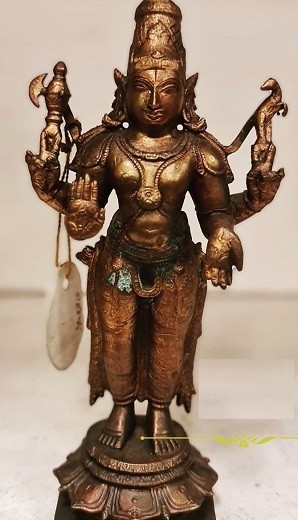 Mruthunjaya copper statue