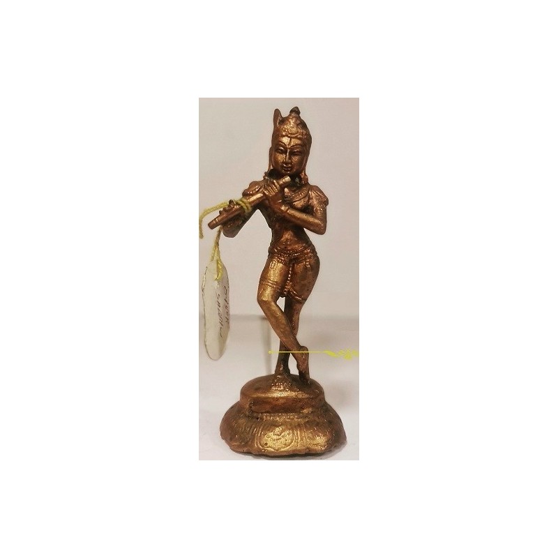 Gopala with Murali Copper Statue