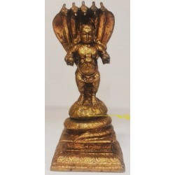 Krishna on Kalinga Copper Statue