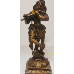 Murali Krishna Copper Statue