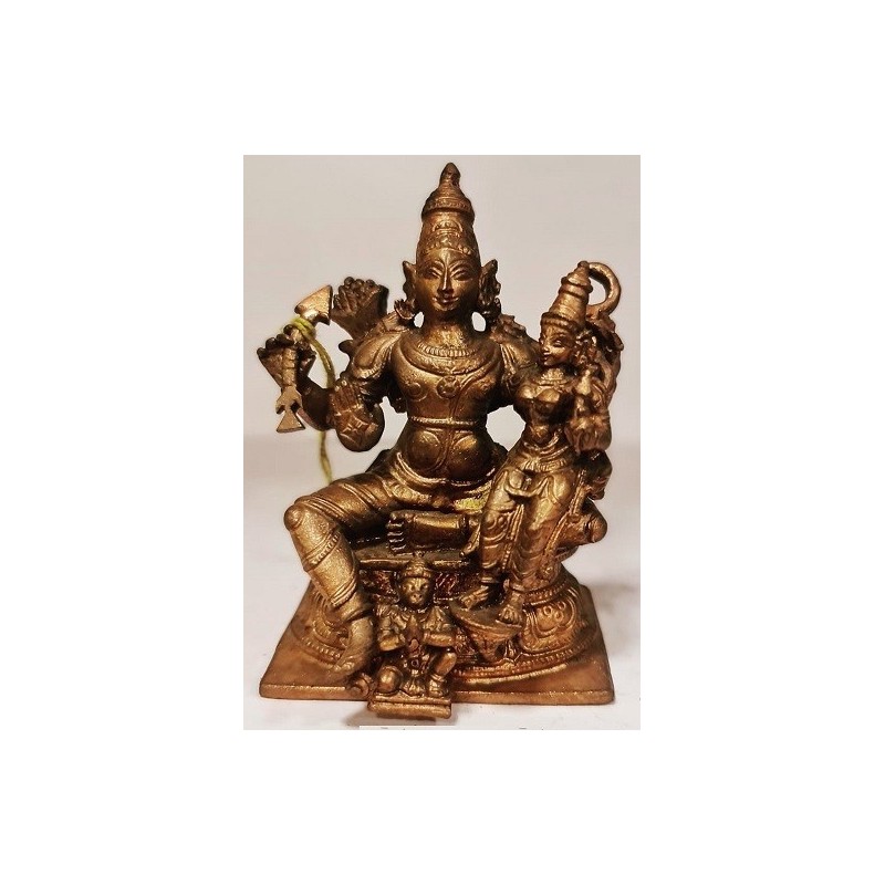 Sita Rama With Hanuman Copper Statue
