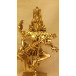 Bronze Statue of Natya Saraswati